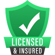Licensed and insured emblem