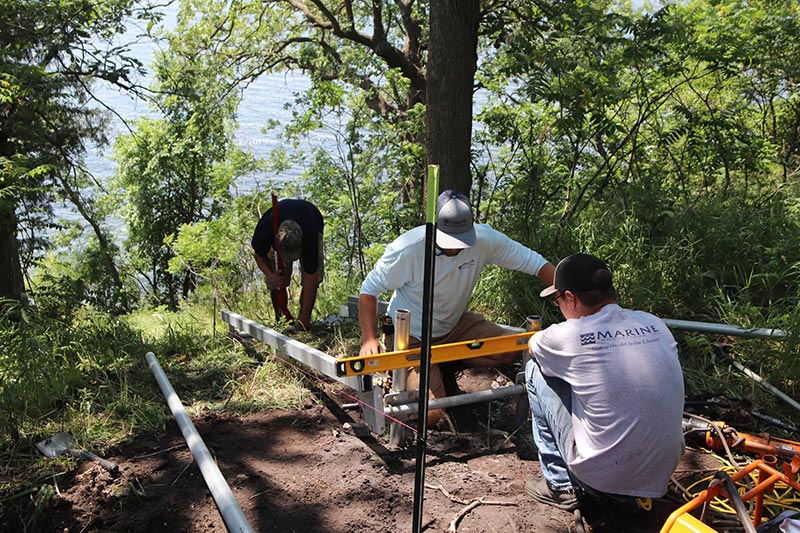 team-install-photo Hillside Tram & Lakeside Trolley