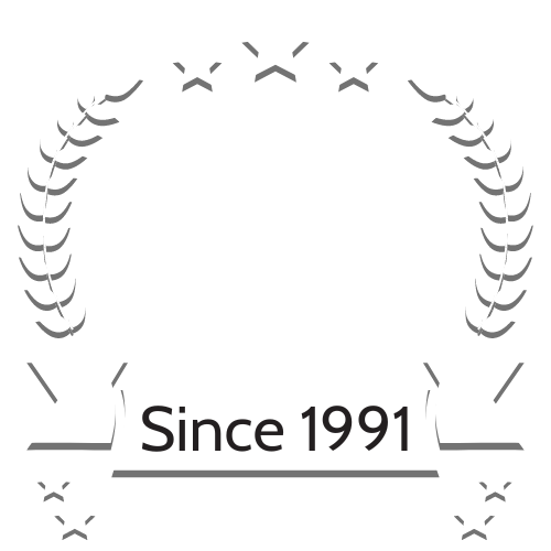 Since-1991-Logo 35 Years Wheelchair emblem