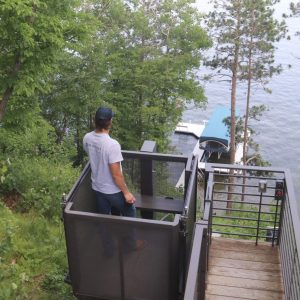 Hillside tram on Gull Lake