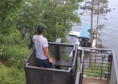 Hillside tram on Gull Lake